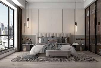 淄博现代风格-卧室