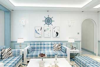 淄博地中海风格-客厅