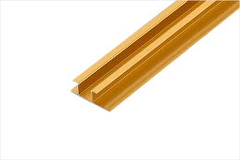 淄博航空纤维墙咔铝合金带灯中条（钛金氧化）