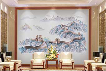 淄博森佰汇航空纤维墙咔（唯我中华）