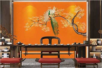 淄博森佰汇航空纤维墙咔（春花秋月）