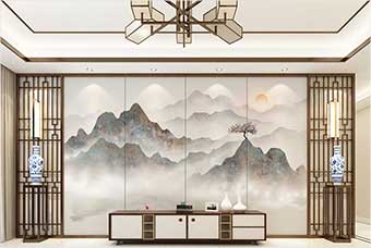 淄博森佰汇航空纤维（山水画系列）